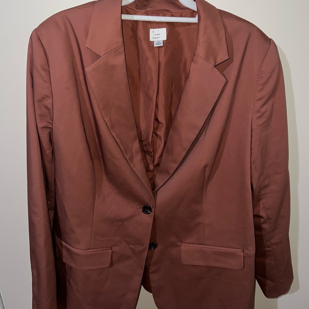 a new day Women's Rust Blazer
